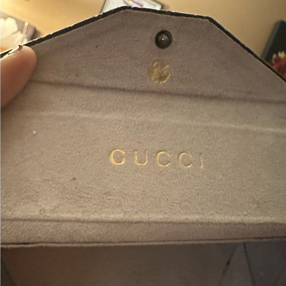 Preloved Authentic Gucci Eyeglass Sunglass Case Brown - Picture 6 of 15